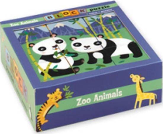 Mudpuppy Zoo Animals Block Puzzles