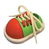 Plan Toys Preschool Tie-Up Shoe
